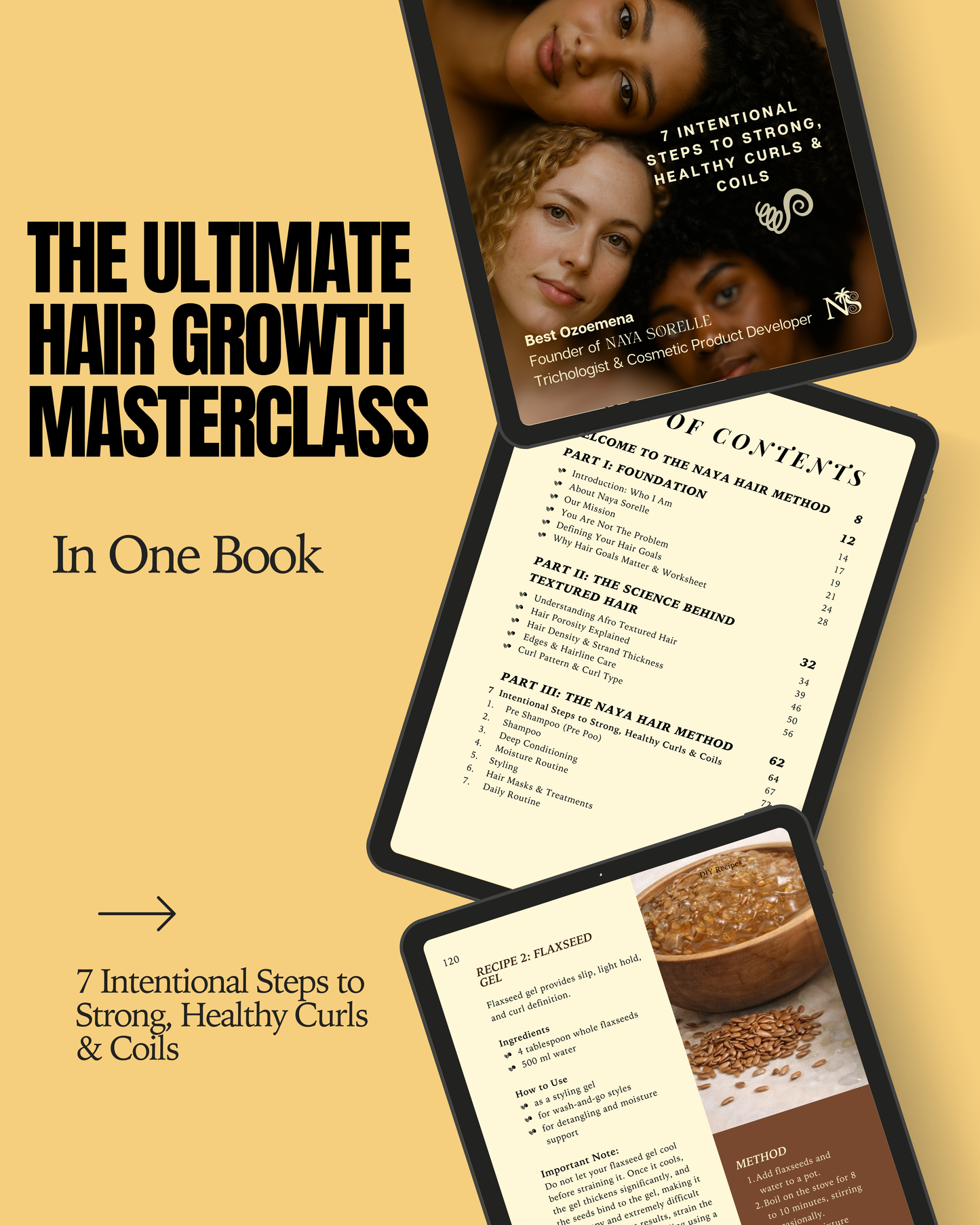 The Naya Hair Method - 7 Intentional Steps to Strong, Healthy Curls & Coils (EBOOK)