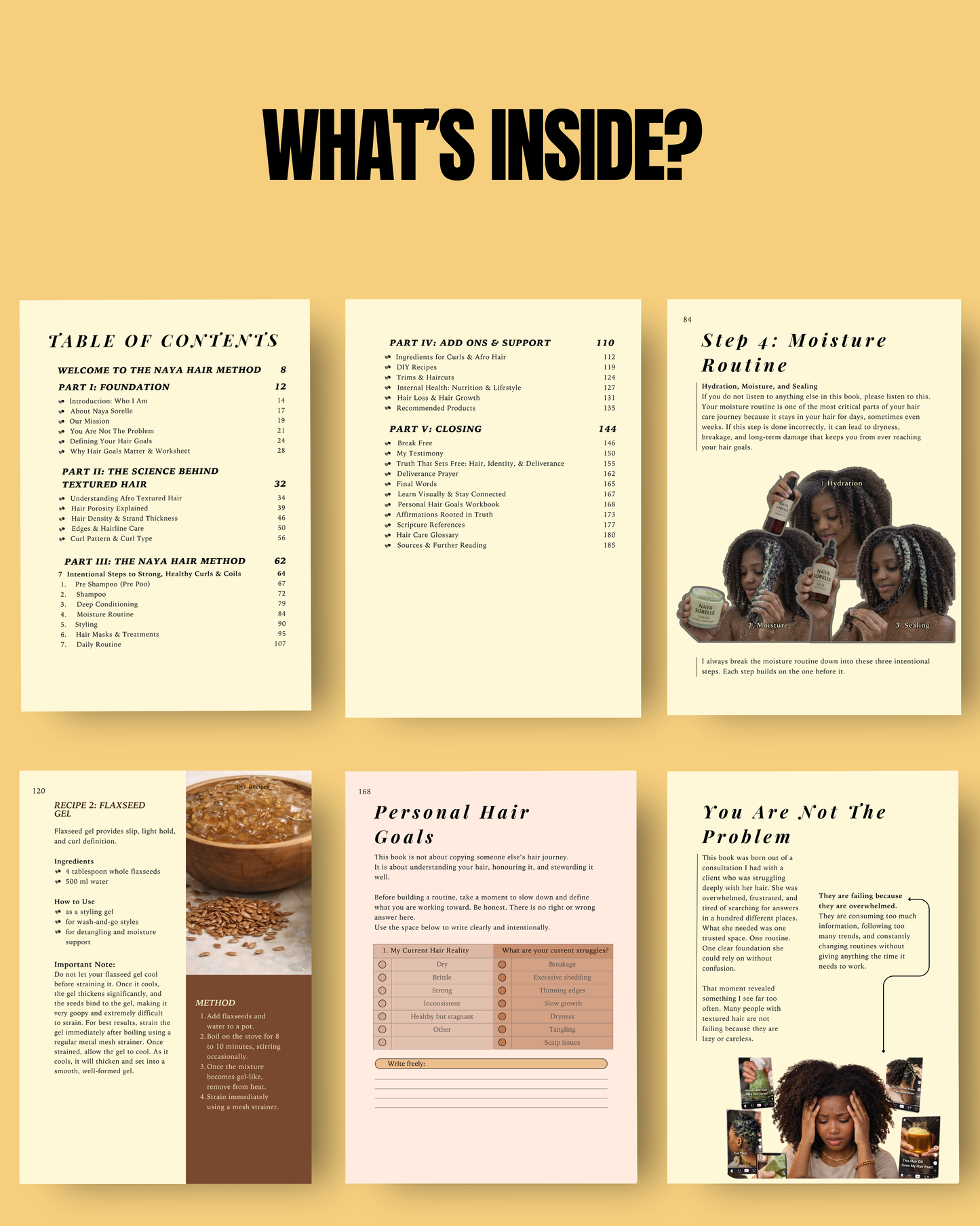 The Naya Hair Method - 7 Intentional Steps to Strong, Healthy Curls & Coils (EBOOK)