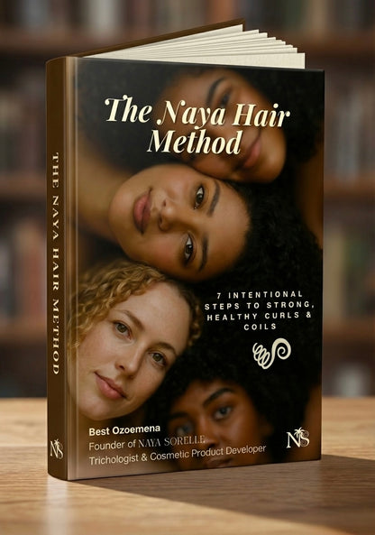 The Naya Hair Method - 7 Intentional Steps to Strong, Healthy Curls & Coils (PHYSICAL BOOK)